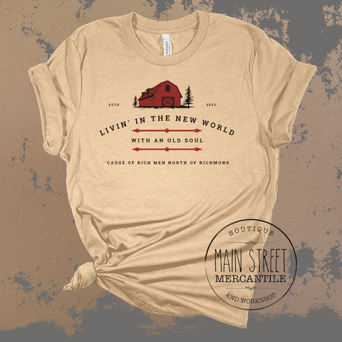 Barn Oliver Anthony Graphic Top