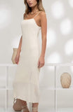 Cream Midi Dress