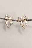 Gold JOSSLYN BOW STUD EARRINGS