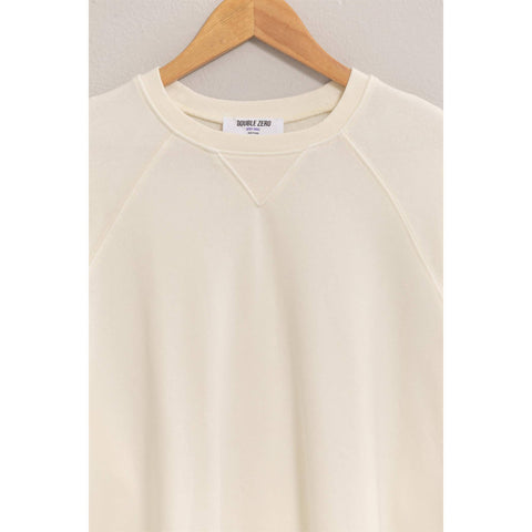 Long Sleeve Sweatshirt: CREAM