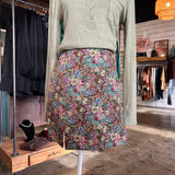 Floral mini skirt