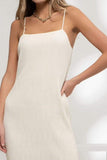 Cream Midi Dress