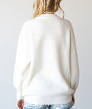White Turtleneck Open Chest