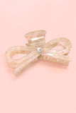 Tort LARGE CUTE BOW RIBBON RHINESTONE HAIR CLAW CLIPS