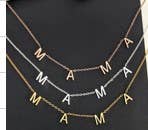 Silver JOSSLYN STAINLESS STEEL WATERPROOF TARNISH FREE NECKLACE
