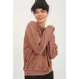 Long Sleeve Sweatshirt: CREAM