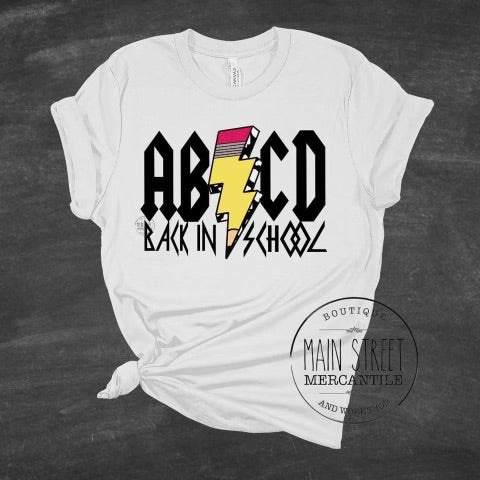 ABCD school Teacher Graphic Tee -45