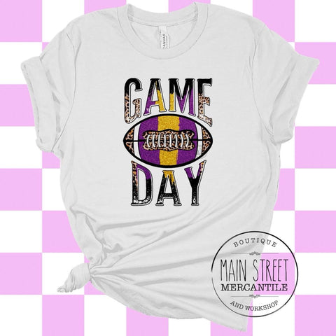 Game day football Trojans graphic tee -4