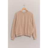 Long Sleeve Sweatshirt: CREAM