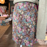 Floral mini skirt