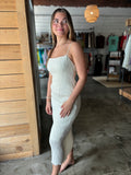 Cream Midi Dress