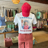Makes Me Want A Hotdog Fourth if July Graphic Top