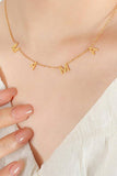 Silver JOSSLYN STAINLESS STEEL WATERPROOF TARNISH FREE NECKLACE
