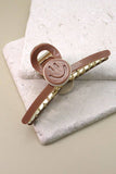 Ivory JOSSLYN LARGE SMILEY CELLULOSE HAIR CLAW CLIPS