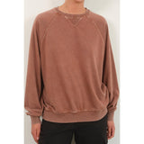 Long Sleeve Sweatshirt: CREAM