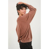 Long Sleeve Sweatshirt: CREAM