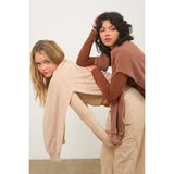 Long Sleeve Sweatshirt: CREAM