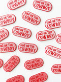 Field Trip Threads - Dibs on the Cowboy Patch Embroidered Iron-On Patch
