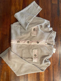 Mocha Hooded Waffle Shacket