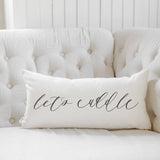 PCB Home - Let's Cuddle Lumbar Pillow Cover