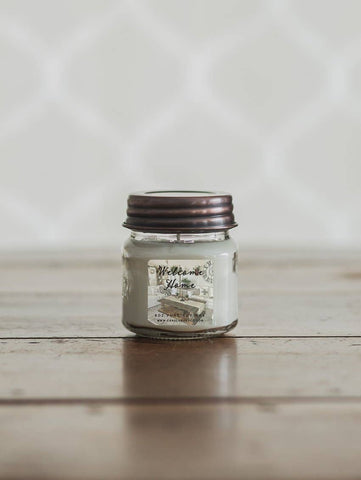 Candle Barn Co - 8oz Welcome Home Mason Jar Soy Candles