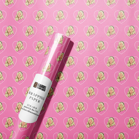 Dolly Parton Face Wrapping Paper