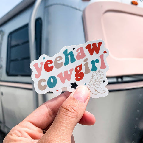 Rosebuds Tees - Yeehaw Cowgirl Sticker