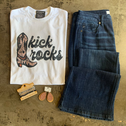 Kick Rocks Western Graphic Tee