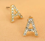Initial earrings