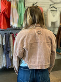 Rose Gold Cropped Shacket