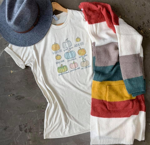 Types of pumpkins Graphic Tee