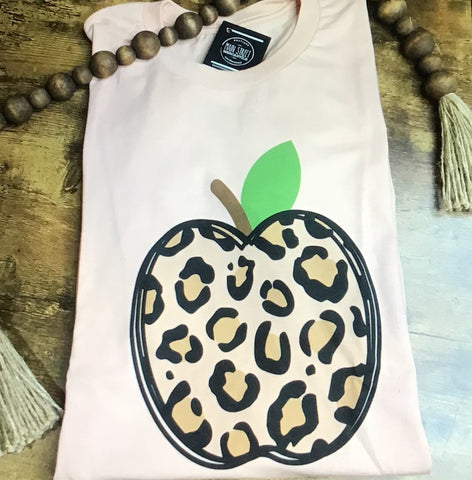 Leopard Apple Graphic Tee