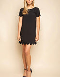 Scalloped Hem Dress