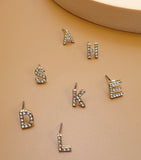 Initial earrings