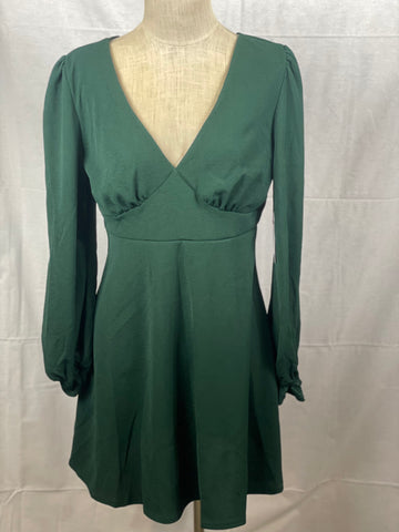 Green Dress With Tie Back