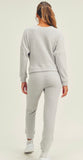 Grey Fuzzy Lounge Set